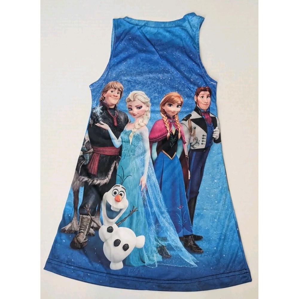 Frozen Dress Disney Girl's Anna Elsa 4T - Picture 2 of 10